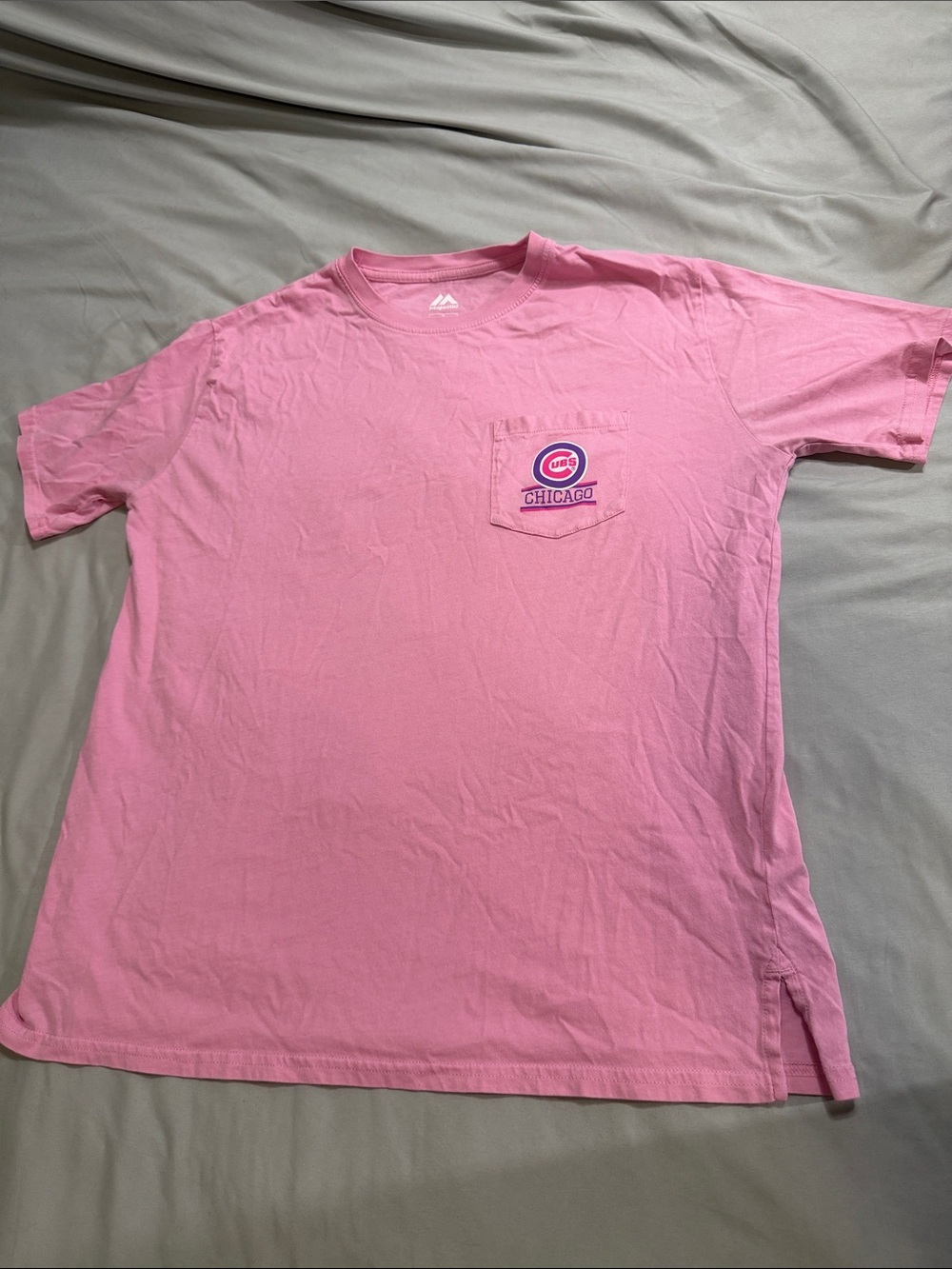 Majestic Pink Chicago Pocket Tee